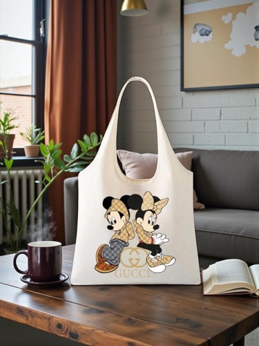 حقائب قماشيه (توت باغ ) بطباعه حراريه ثابته