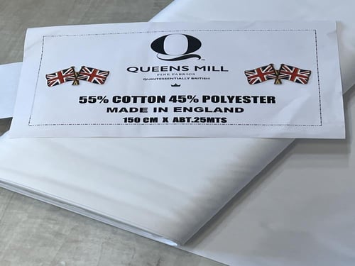 قطن انجليزي 55٪