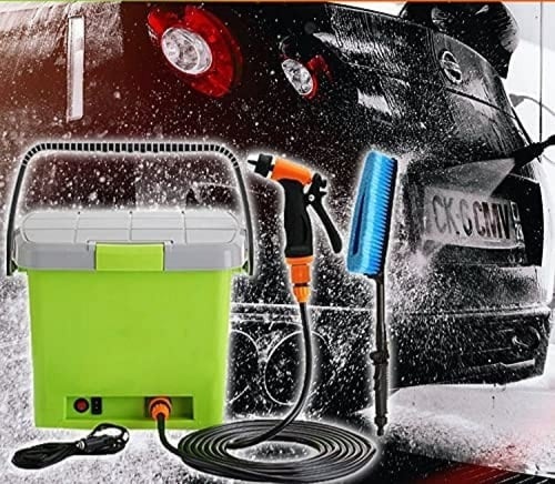 مضخة و طقم عدة غسيل السيارة تعمل على الولاعة 12 فو...