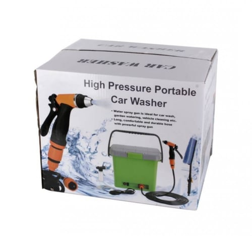 مضخة و طقم عدة غسيل السيارة تعمل على الولاعة 12 فو...