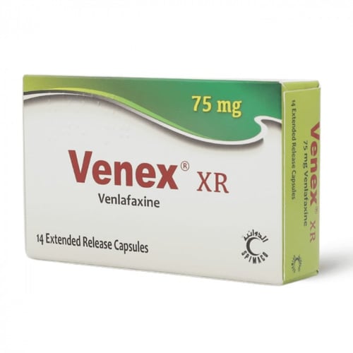 فينيكس إكس أر 75 مجم، مضاد للاكتئاب - 14 كبسولة