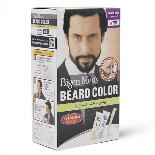 بيجن صبغ اللحية للرجال باللون الأسود الطبيعى بي 10...