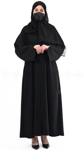 عباية كتف كم دانتيل