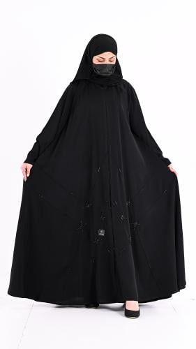 عباية دبل كلوش مطرزة