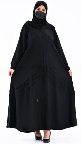 عباية كتف سوداء عملية
