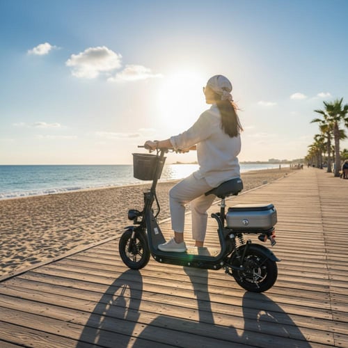 لينو، سكوتر كهربائي 800 واط، بطارية 48V-15000mAh،...
