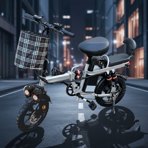 دراجة كهربائية مقاس 14 قابلة للطي كفرات تيوبلس