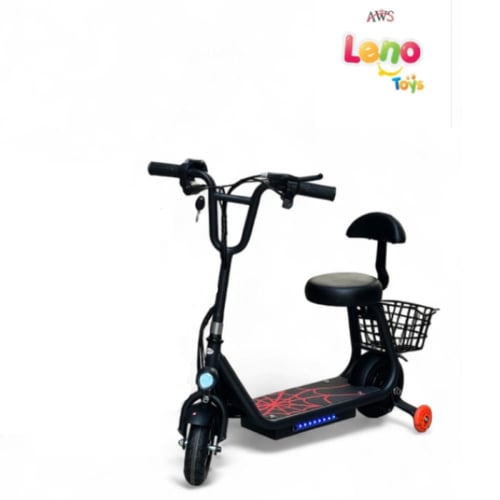 سكوتر كهربائي ميني 36 فولت، سلة خلفية، عجلتين ساند...