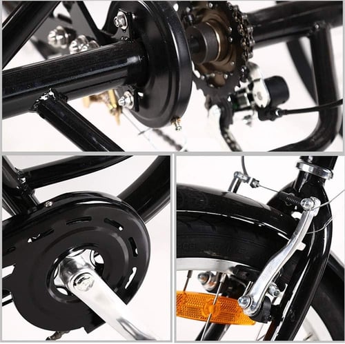 دراجة هوائية ثلاثية العجلات للبالغين | سلة أمامية...