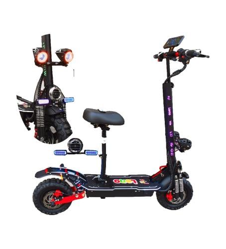 سكوتر الوحش المطور محرك واحد بقوة 1500W بطارية 48V...