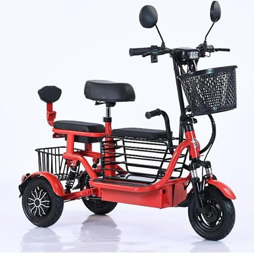 سكوتر كهربائي ثلاث مقاعد لكبار السن والبالغين – ثل...