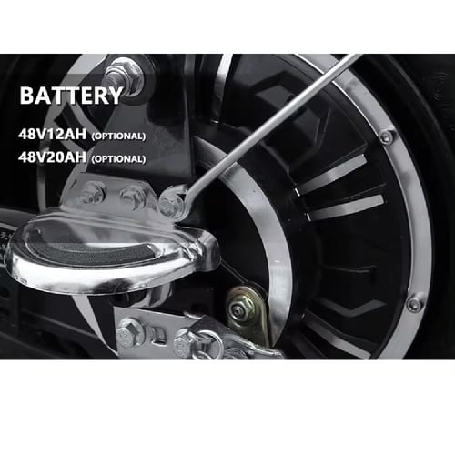 سكوتر كهربائي للكبار 48 فولت مقاعد مزدوجة، أقصى سر...