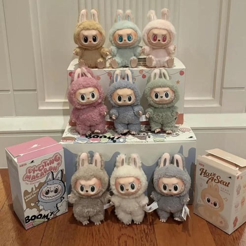 دمية Labubu الجيل الثالث من POP MART – تصميم ماكرو...