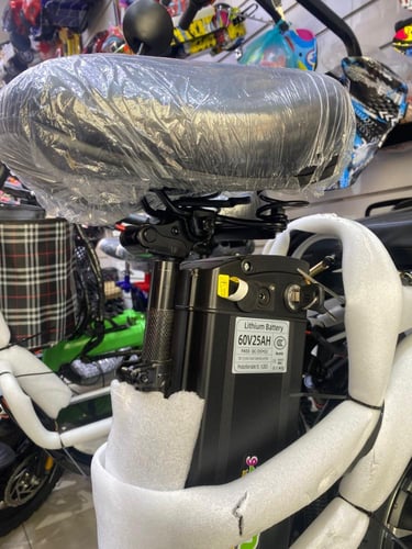 دراجة كهربائية روسية خارقة 60 فولت – بطاريتين ليثي...