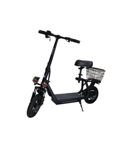 سكوتر كهربائي بسله 48 فولت - بطارية 13000 مللي أمب...