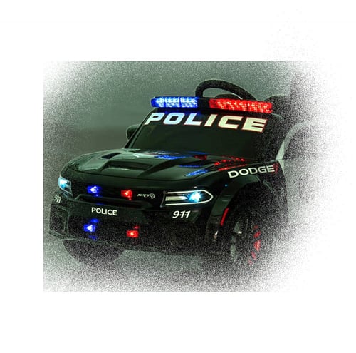 سيارات اطفال كهربائية شرطة دودج الجديدة بإضاءات ال...
