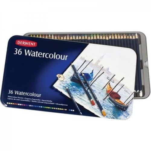 ديروينت 36 ألوان مائية رصاص ،ألوان متنوعة ،36 لون