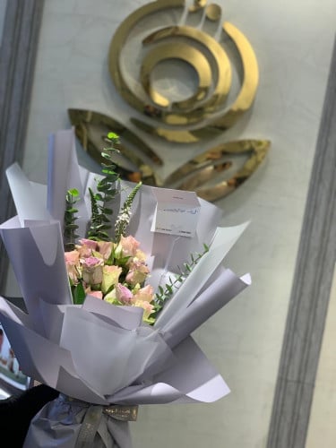 باقة ورد طبيعي