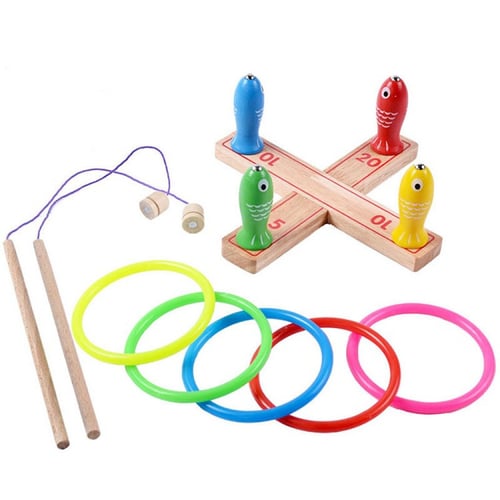 رمي الحلقات + الصيد بالسنارة