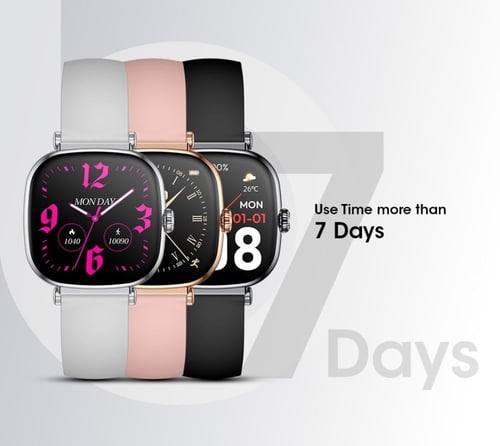 ساعة ليبرو ذكية شاشة سوبر أموليد 1.7 بوصة تدعم مكا...