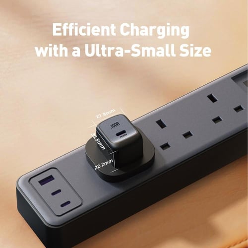 شاحن جداري JODA Mobi بقوة 30 واط أسود - منفذ تايب...