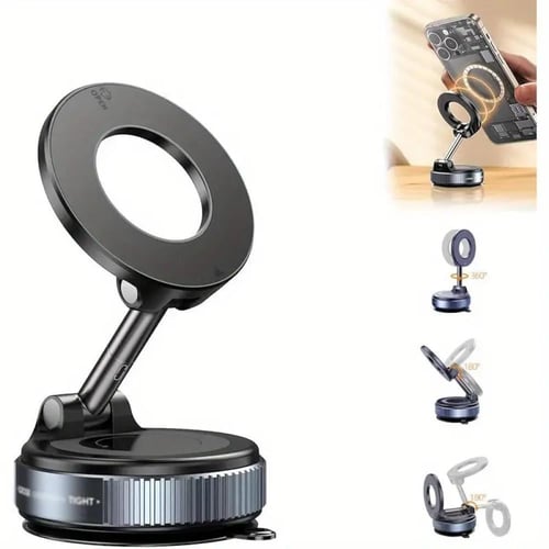 حامل الجوال المغناطيسي - قاعدة سيارة شفط قوية للسي...