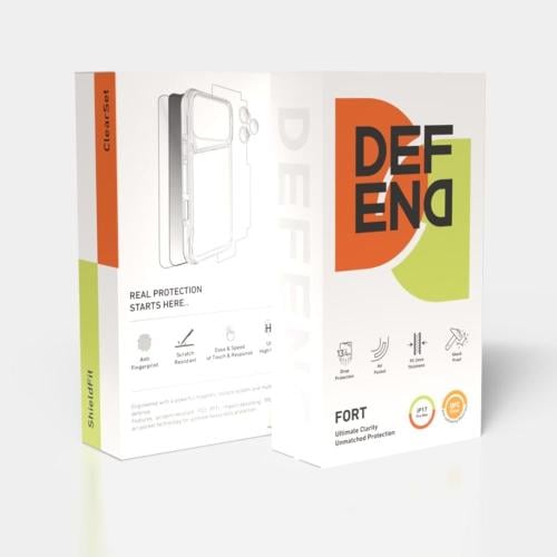 ديفند – DEFEND بكج الحماية المتكامل لآيفون 17 (4 ف...