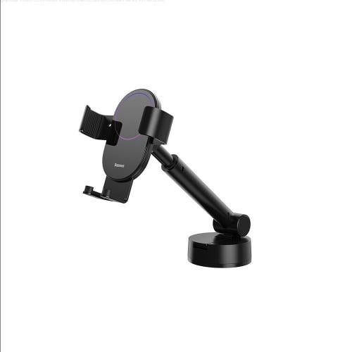 قاعدة تثبيت على الديكور مع قاعدة شفط بيسوس - أسود