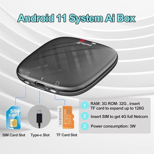 كار بلاي Carlinkit AI Box Max – حوّل سيارتك لسمارت...