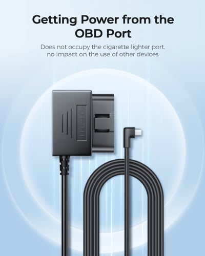 كيبل توصيل AZDOME OBD بمنفذ من النوع C، يدعم وضعية...