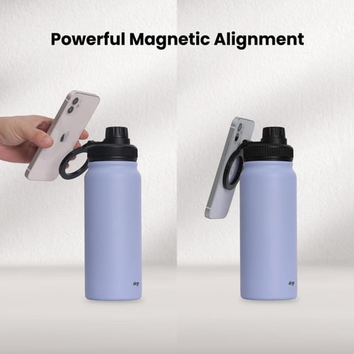 حافظة سوائل دريب ستانلس ستيل مع ماج سيف - بنفسجي