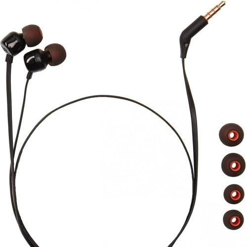 سماعة داخل الأذن بصوت نقي وباس عميق - JBL T110