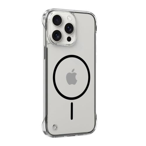 دريب غطاء MagSafe شفاف بدون إطار iPhone 15 pro- ما...