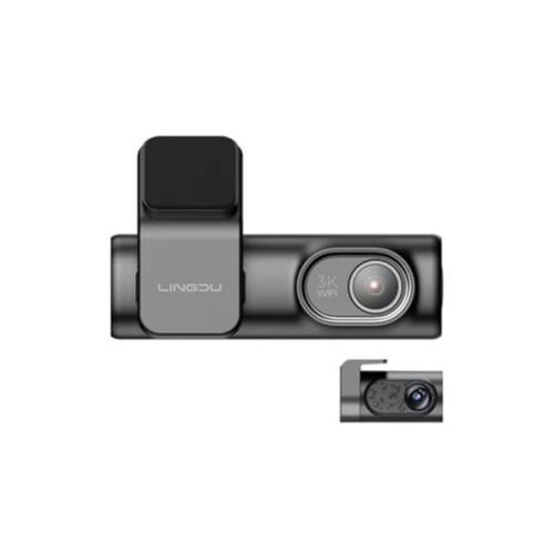 داش كام LINGDU D200 Pro – تصوير 3K مزدوج + GPS + و...