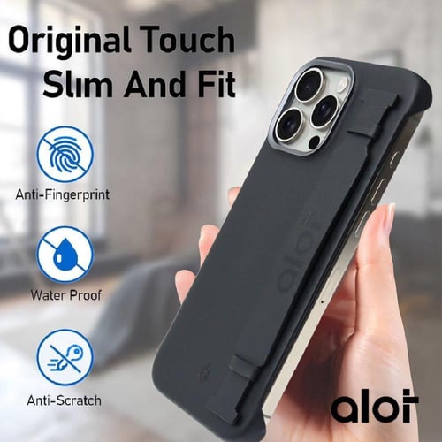 ألوت - كفر حماية ماج سيف مع مسكة مدمجة لآيفون 15 ب...