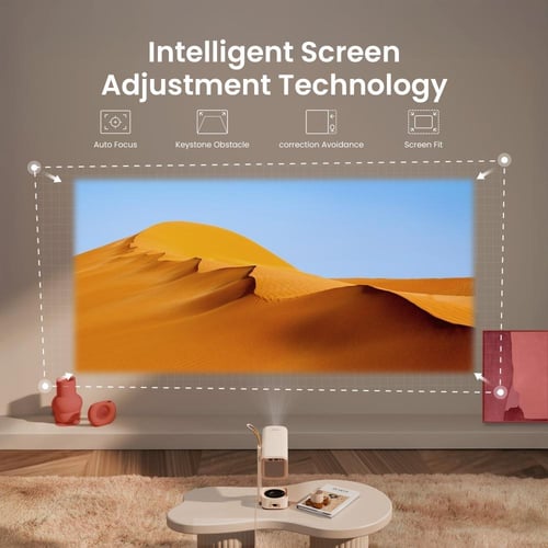 بروجكتر YABER T1 Pro – جهاز عرض سينمائي محمول بجود...