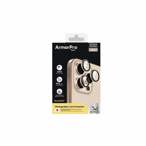 عدسات دبل ArmorPro للايفون 16 برو و 16 برو ماكس