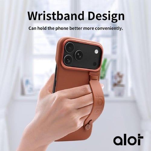 ألوت - كفر حماية مع مسكة خلفية مدمجة لآيفون 17 برو...