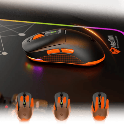 ماوس ألعاب Meetion لاسلكي ثلاثي الأوضاع مع إضاءة R...