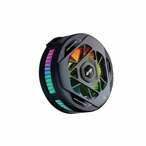 مروحة تبريد دريب للجوال مغناطيسي مع شاشة LED وقبضة...