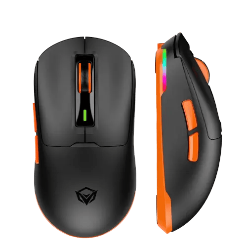 ماوس ألعاب Meetion لاسلكي ثلاثي الأوضاع مع إضاءة R...