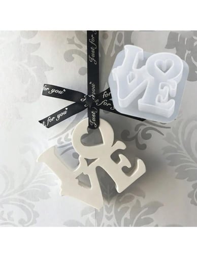 قالب سيلكون - كلمة Love