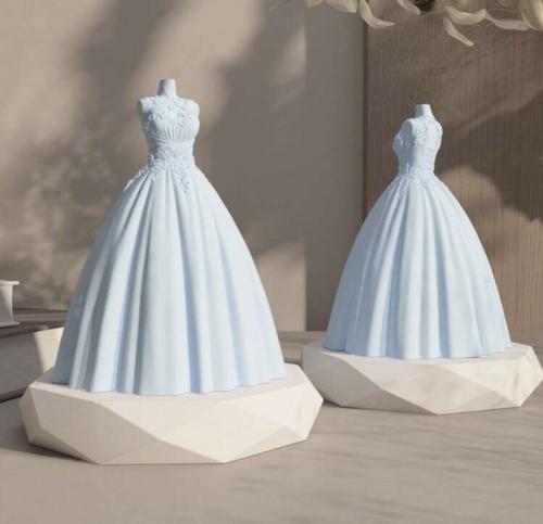 قالب سيلكون - فستان