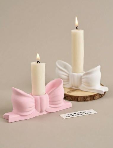 قالب سيليكون - حامل شمعه فيونكة