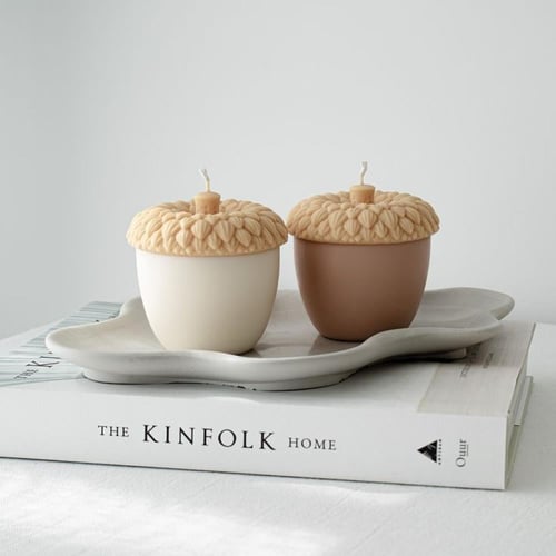 قالب سيليكون - شمعة البلوط