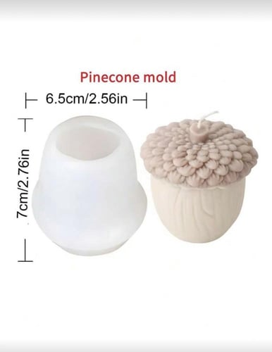 قالب سيليكون - شمعة البلوط