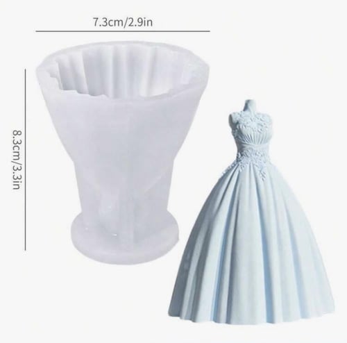 قالب سيلكون - فستان