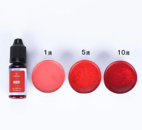لون سائل 10 مل - احمر