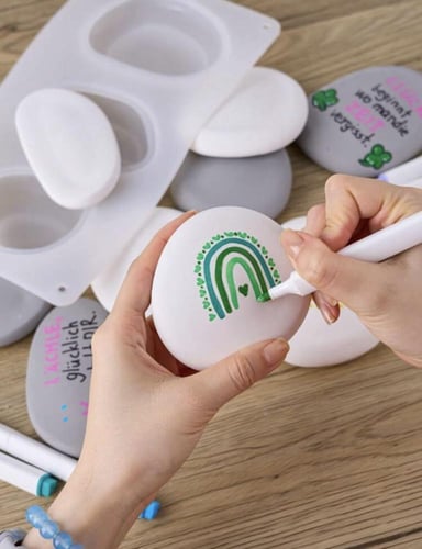 قالب سيليكون - أحجار