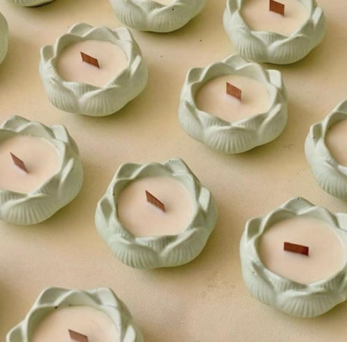 قالب سيلكون - وعاء زهرة اللوتس